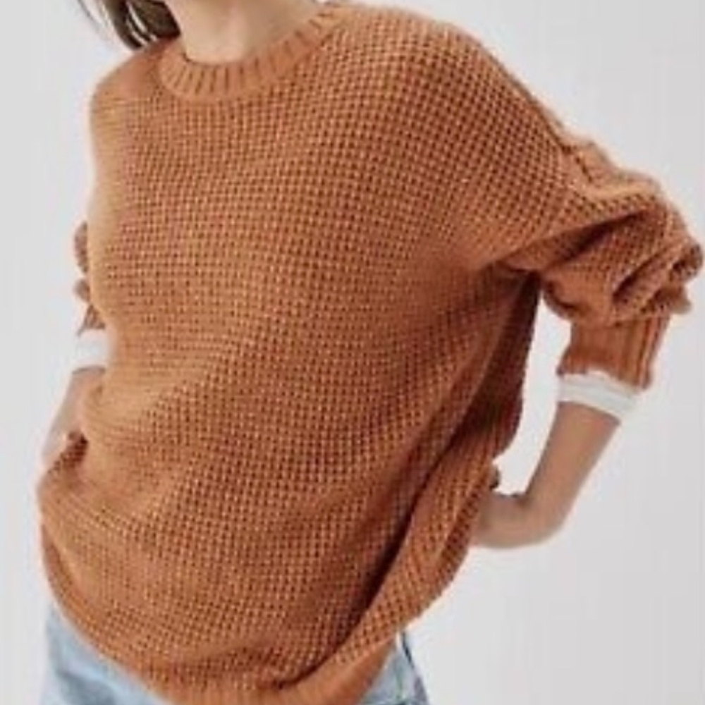 American Eagle Oversized Waffle Knit Sweater